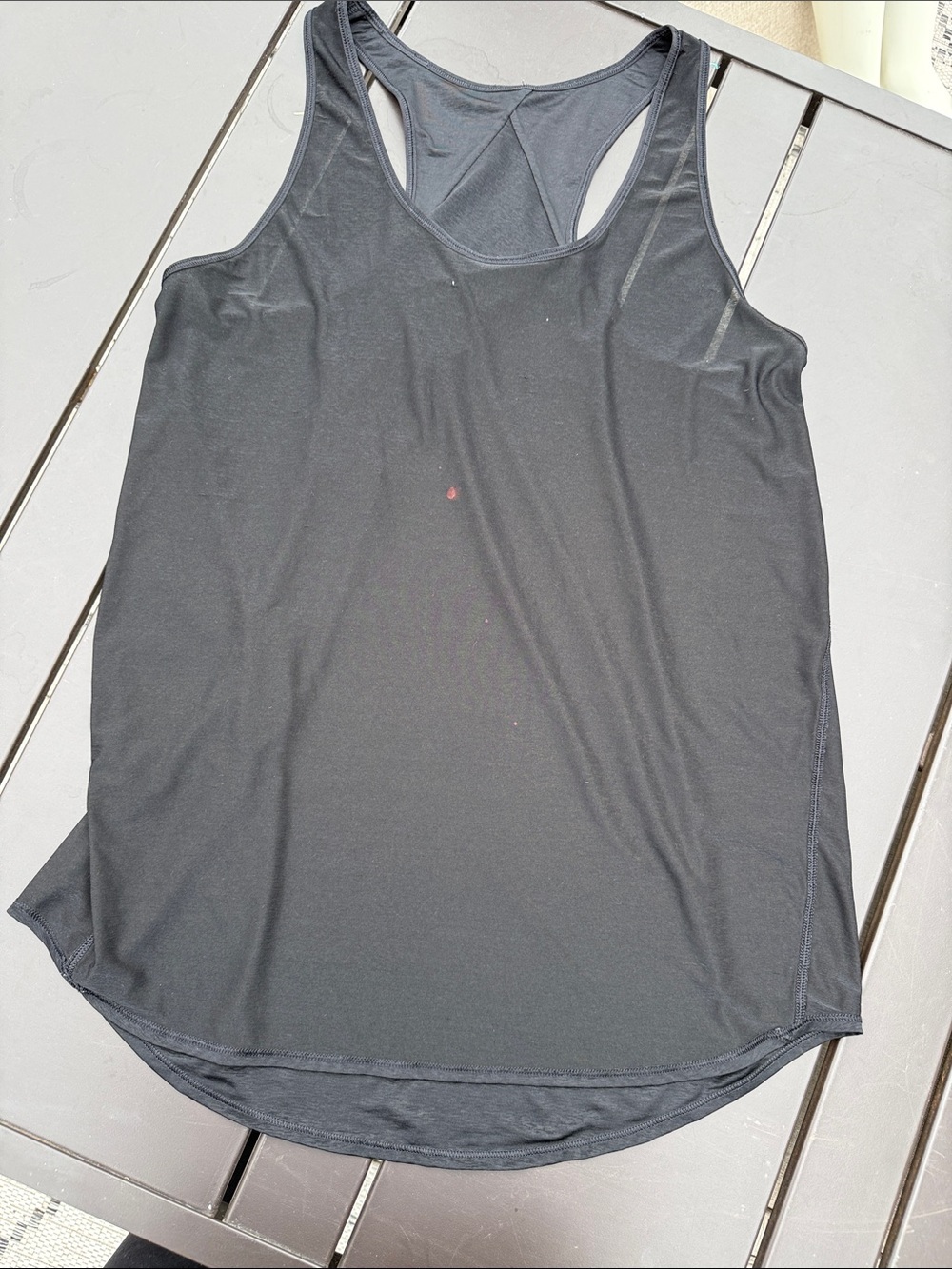 Lululemon Black Racerback Women’s Tank Top - Lightweight Activewear Sz 8